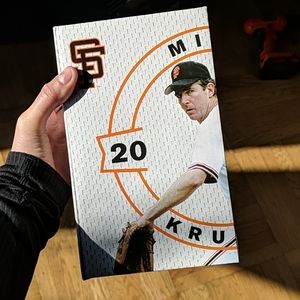 Hand signed Mike Krukow Bobble head